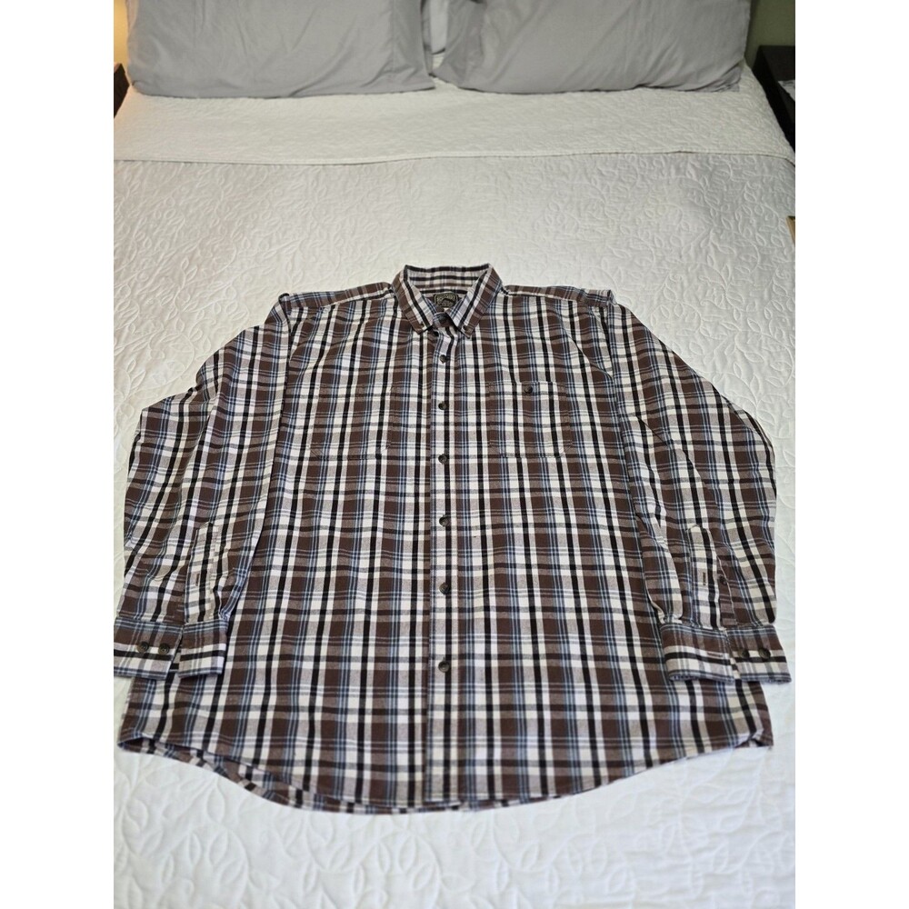 C.E. Schmidt Workwear Shirt Brown, tan, black, white  2xl